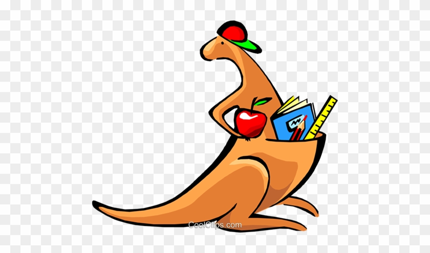 Kangaroo Royalty Free Vector Clip Art Illustration - Desenho Canguru Png #1347011