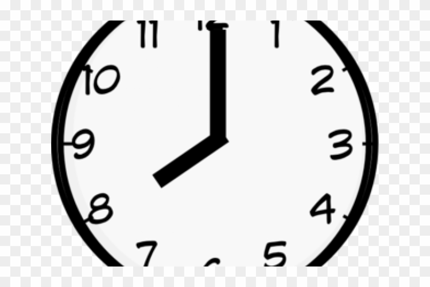 Clock Clipart 8 O Clock - Clock Face 4 O Clock #1347164