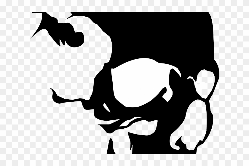 Skeleton Head Clipart Child Friendly - Vinyl Record Skull Art #1347537