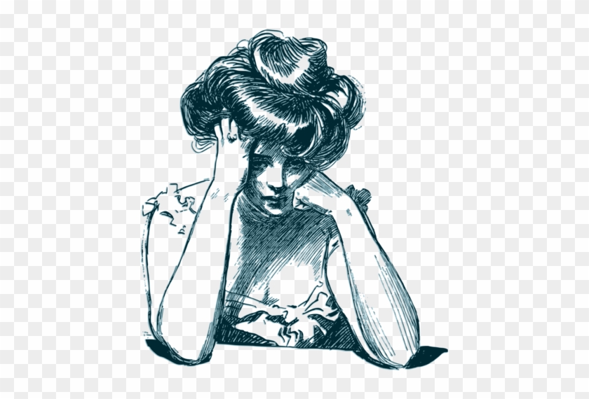 All Photo Png Clipart - Gibson Girl Illustrations #1347926