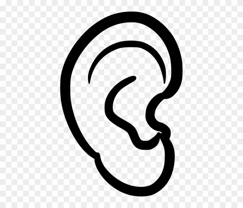 Listening Ear - Ears In Black And White #1347980