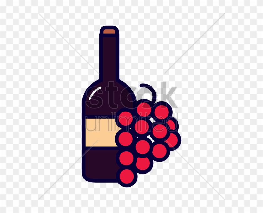 Clip Art Clipart Bottle Fruit Clip Art - Wine Bottle #1348375