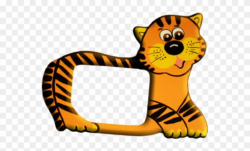 Scrapbooking Clipart Tiger Picture Frames Clip Art - Sticker #1348380