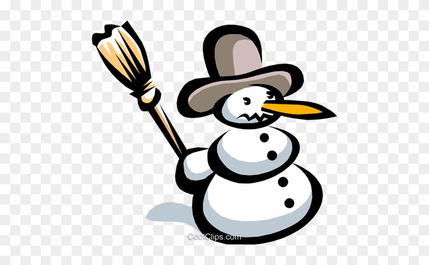 Snowman Royalty Free Vector Clip Art Illustration - Clip Art #1348454