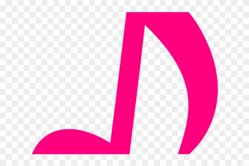 Music Notes Clipart Pink Music - Musical Note #1348525