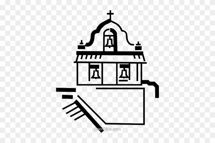 Churches Royalty Free Vector Clip Art Illustration - Churches Royalty Free Vector Clip Art Illustration #1348539
