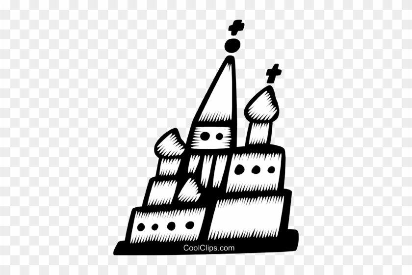 Church Royalty Free Vector Clip Art Illustration - Church Royalty Free Vector Clip Art Illustration #1348548