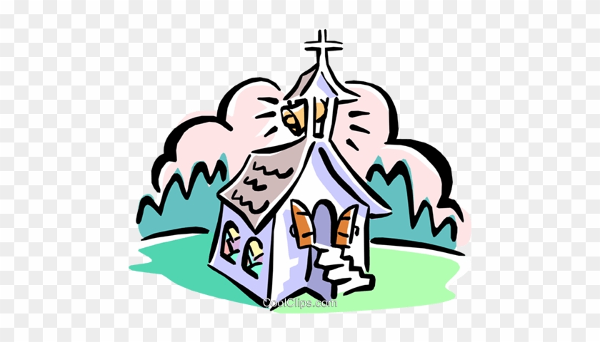 Church Royalty Free Vector Clip Art Illustration - Gospel Music #1348551