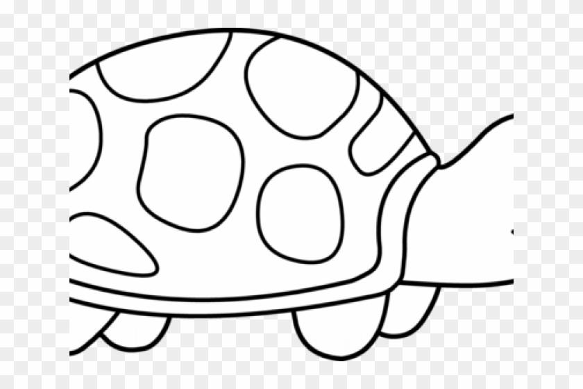 Clip Art Black And White Turtle #1348568