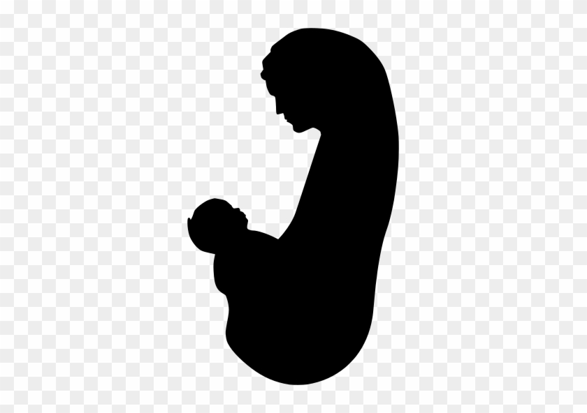 Catholic Jesus Nativity Mary Christian Christmas - Silhouette #1348995