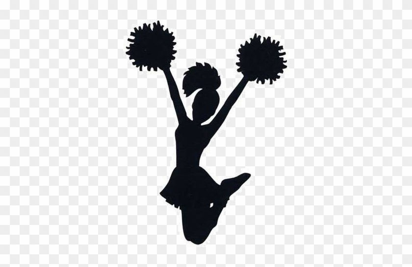 Silhouette At Getdrawings Com - Cheerleader Clipart Transparent Background #1349197