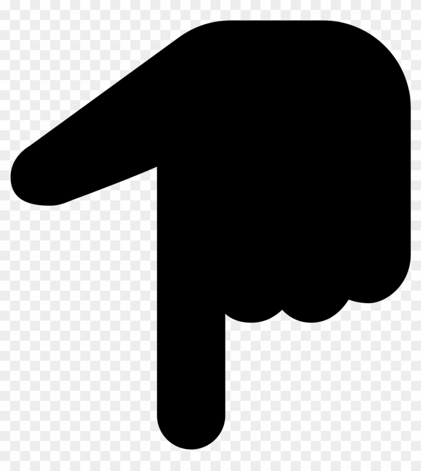 Hand Emoji Clipart Vector Iphone - Hand Down #1349475