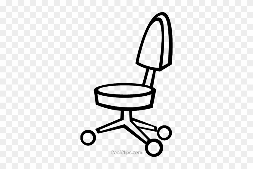 Office Chair Royalty Free Vector Clip Art Illustration - Bürostuhl Clipart #1349937