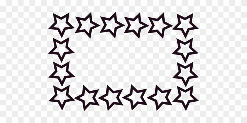 Borders And Frames Star Document Download Blog - Star Clipart Black And White Border #1350332