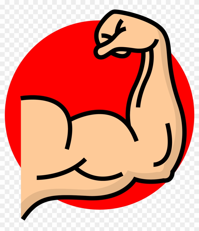 Biceps Drawing Bodybuilder Arm - Strong Muscles Drawing #1350385