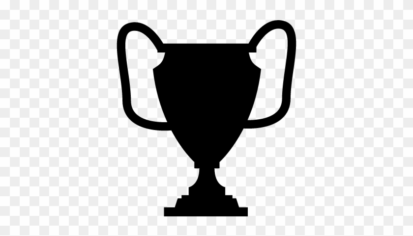 Trophy Cup Silhouette Vector - Trophy Cup Silhouette Png #1350393