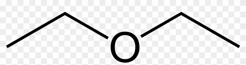 Diethyl Ether 2d Skeletal - Diethyl Ether Structure #1350926
