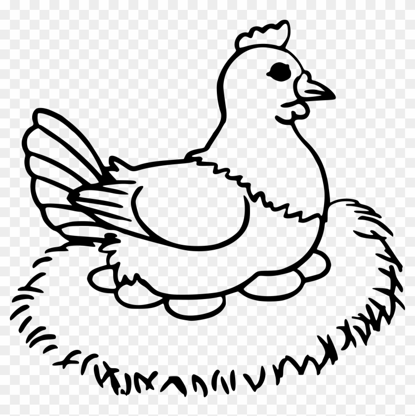 Big Image - Hen Clipart #1351056