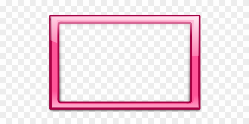 Pink Borders And Frames Red Template Color - Pink And Red Frames #1351419