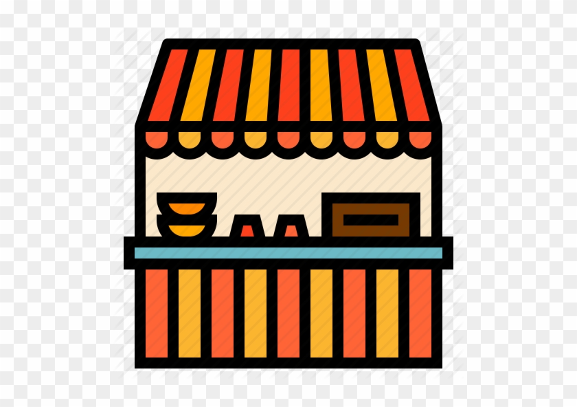 Image Free Carnival Vector Booth - Food Stall Clip Art #1351587