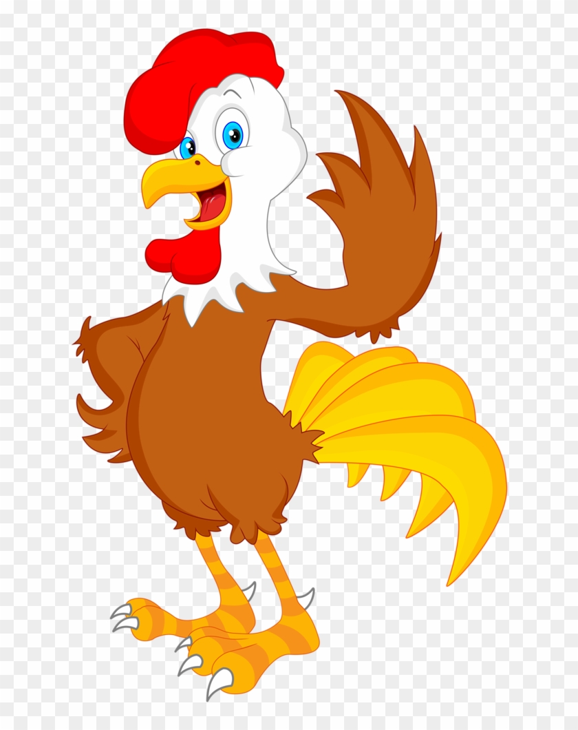 Clipart Chicken Boxing - Strong Chicken Cartoon #1351642