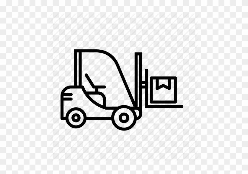 Forklift Truck Icon Clipart Forklift Computer Icons - Forklift Svg #1352093