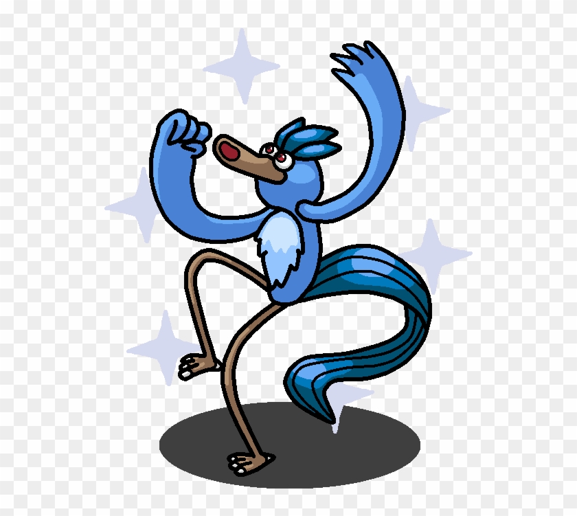 Clip Art Freeuse Library Mordecai Regular Show By - Mordecai #1352163