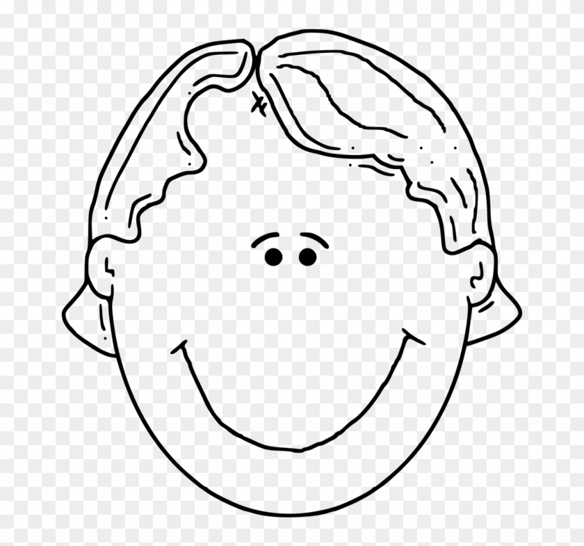 All Photo Png Clipart - Face Cartoon Black And White #1352389