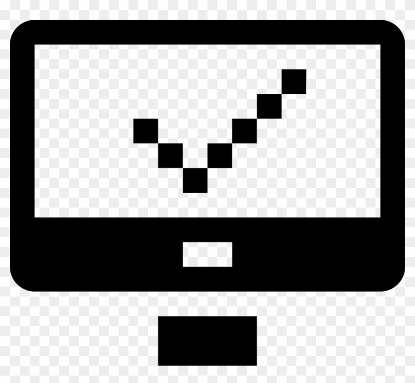 Mac Check Comments - Black And White Pixel Heart #1353074