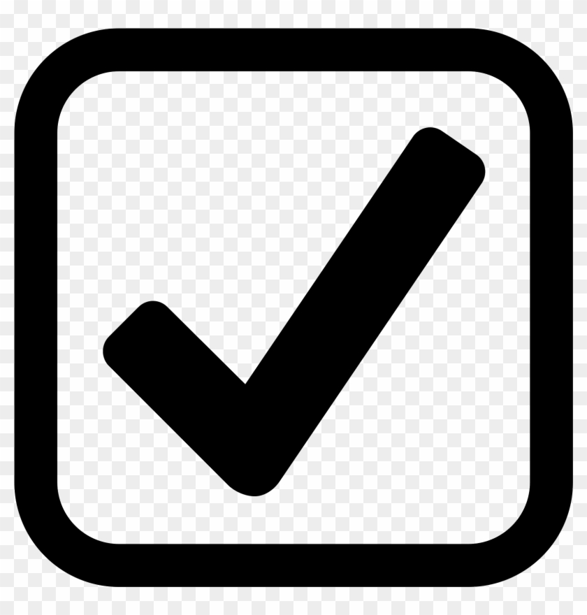 Png Free Tick Box Png Transparent - Checkbox Icon #1353080