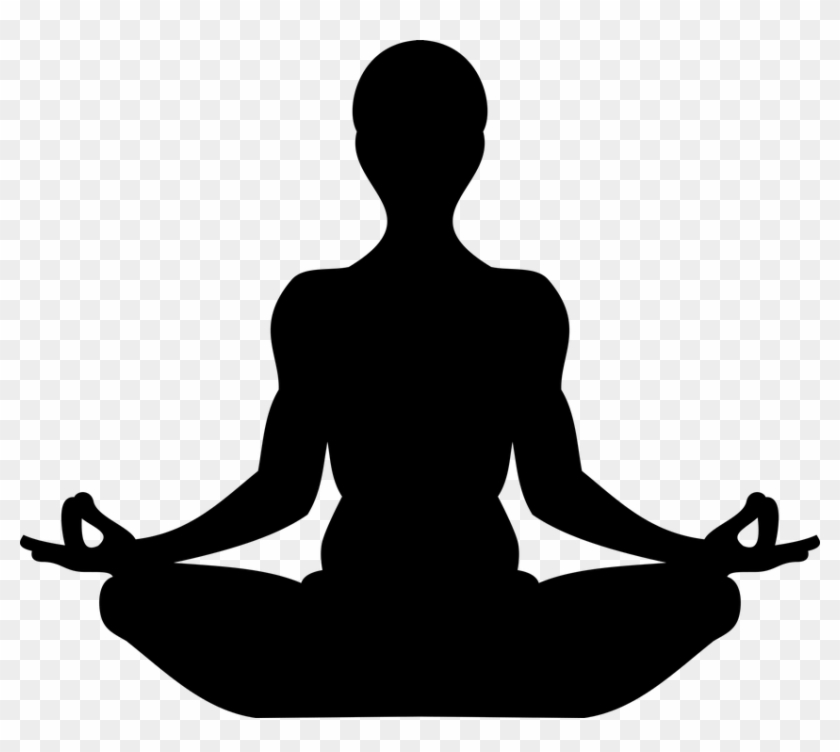 Women Yoga Clothing - Meditating Silhouette Png #1353507