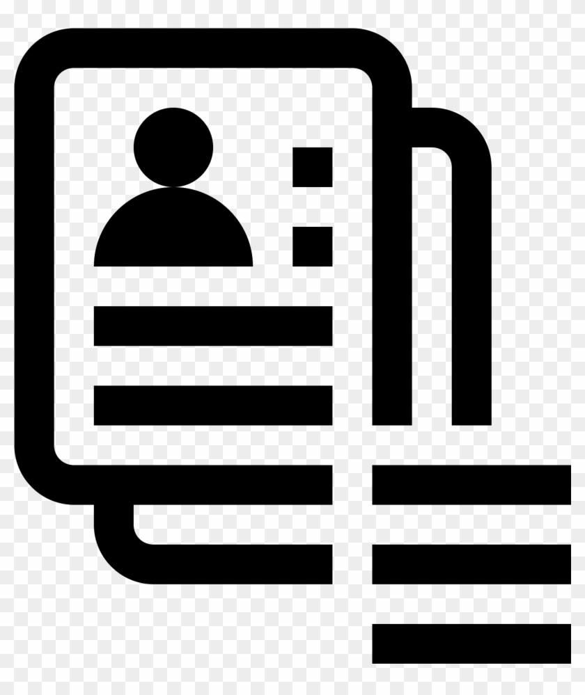 Cv Png - Resume Symbol #1353607