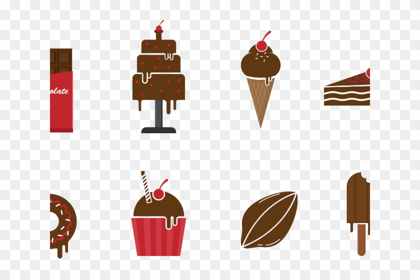 Elemental Clipart Ice Cream - Chocolate #1353737
