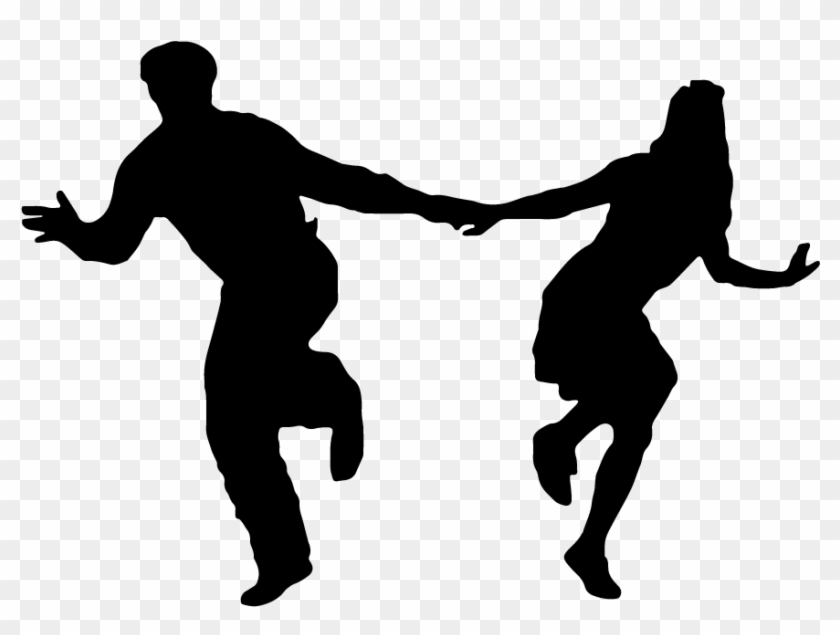 Jive Lessons Ballroom Dance Club Of Atlanta Female - Swing Dancing Silhouette Png #1353779
