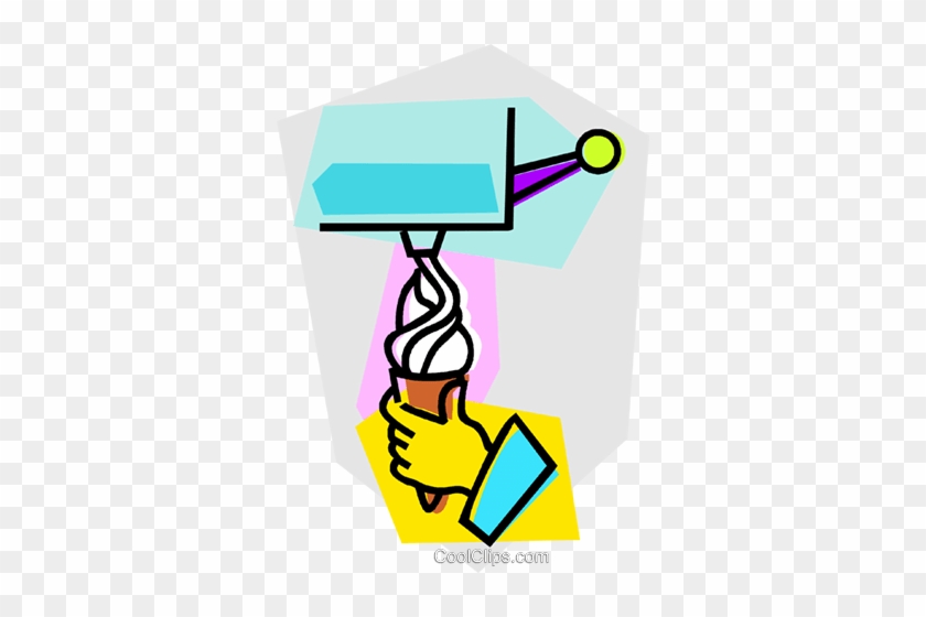 Soft Vanilla Ice Cream Cones Royalty Free Vector Clip - Soft Vanilla Ice Cream Cones Royalty Free Vector Clip #1353783