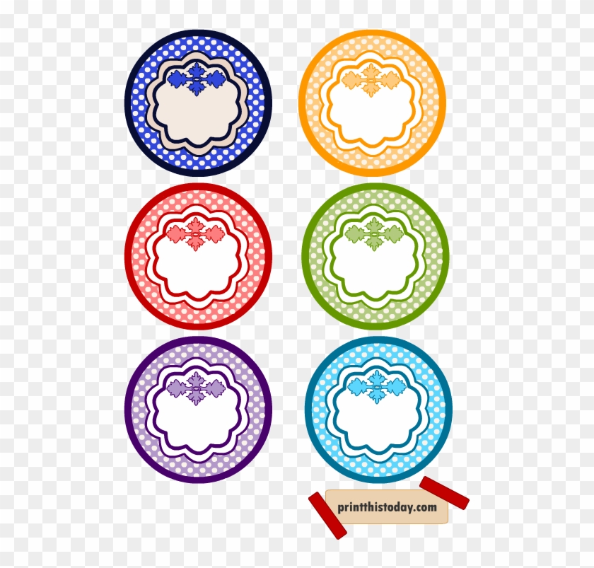Colorful Jar And Pantry Labels {set 2} - Template Labels For Pantry Bottles #1354009