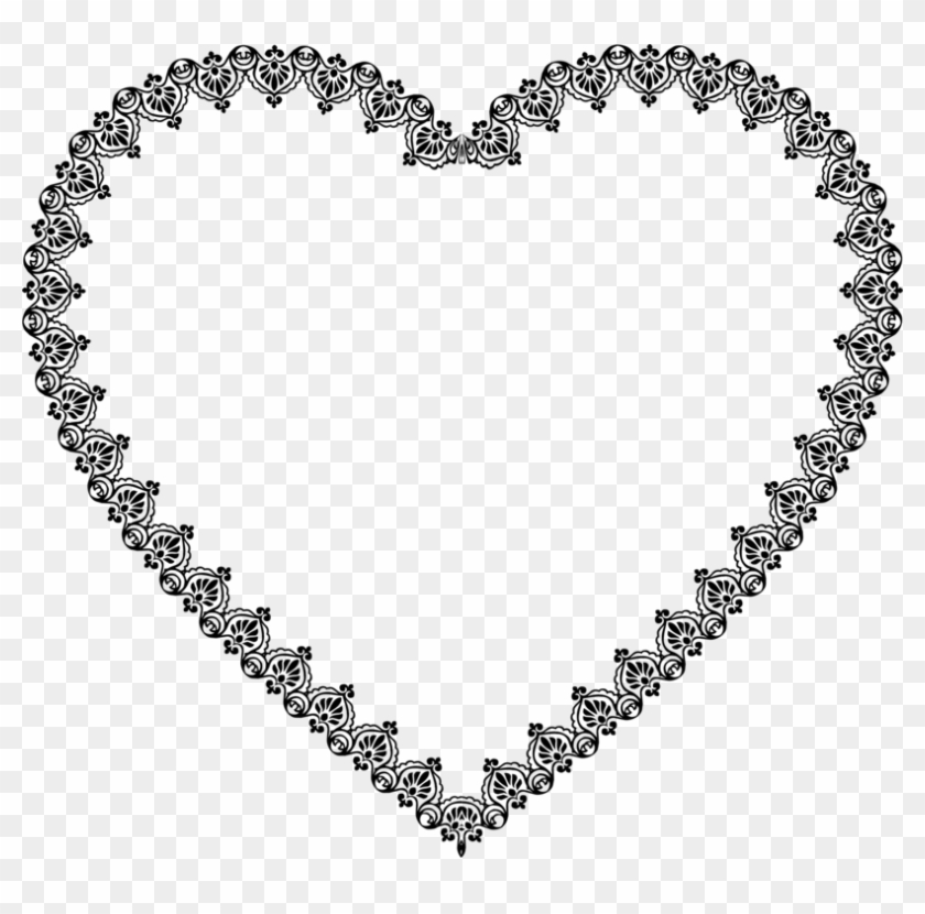 Picture Frames Ornament Computer Icons Antique - Vintage Frame Heart #1354126