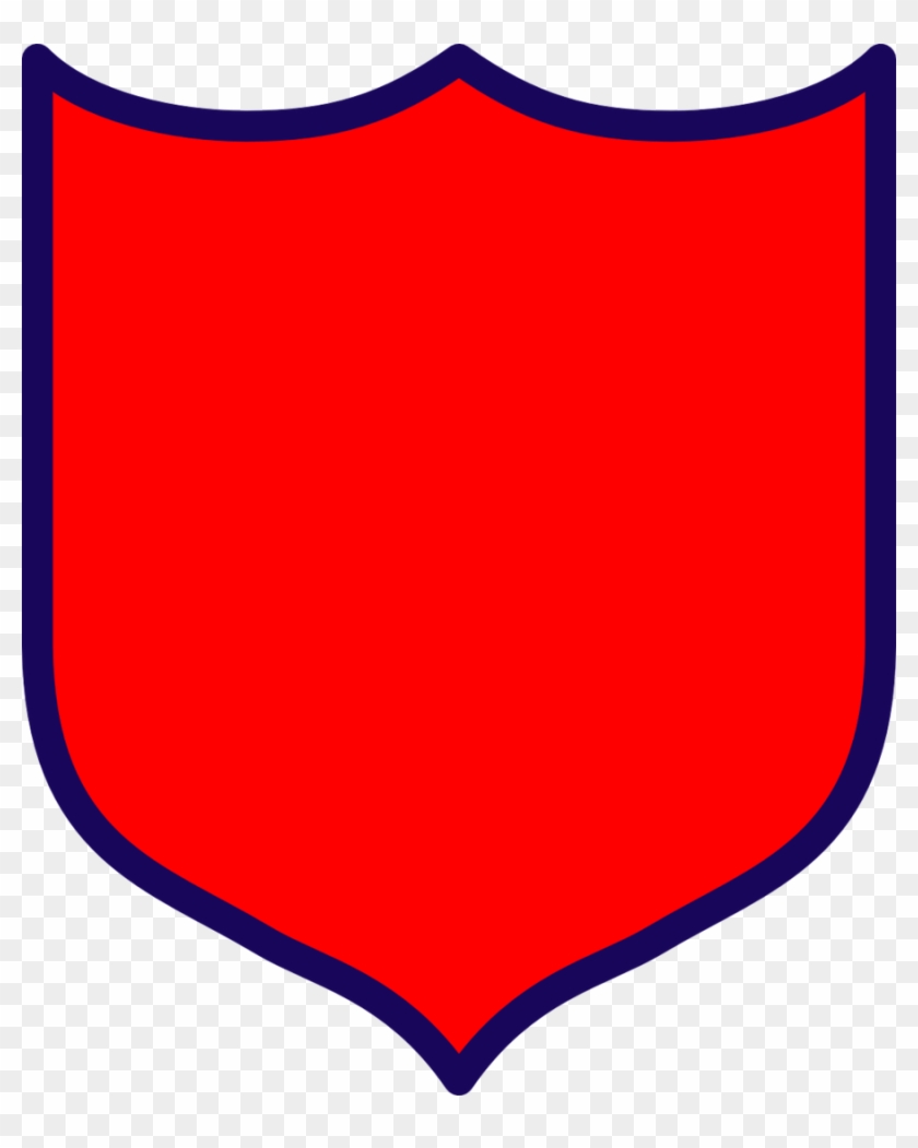 Download Red Shield Clipart Shield Clip Art Shield - Zırh Vektör #1354143