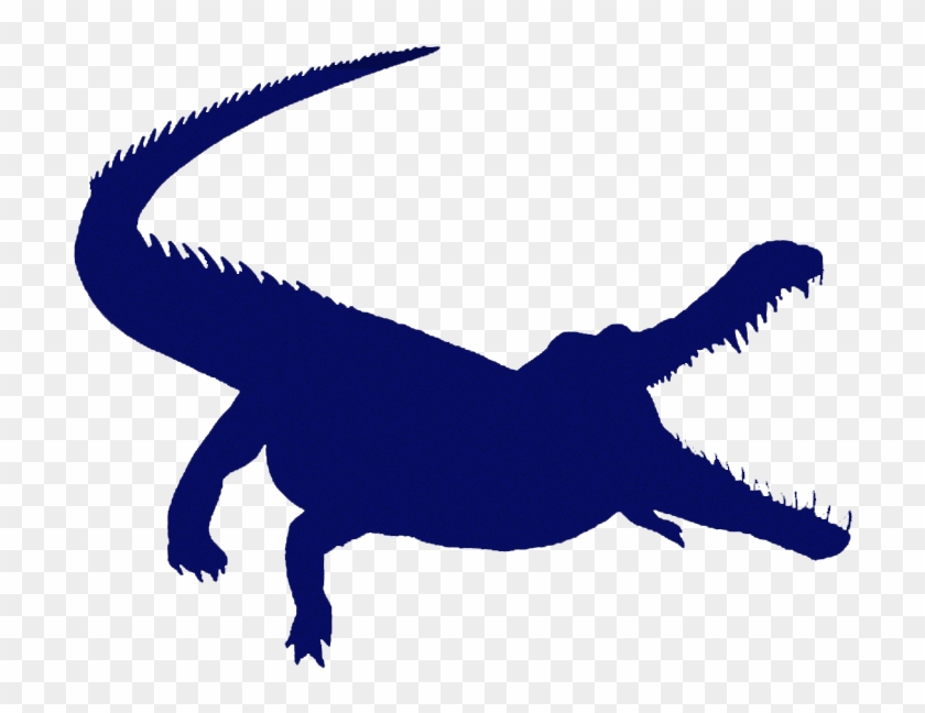 Reptiles - Crocodile Silhouette #1354230