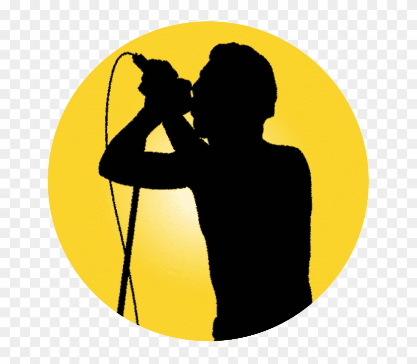 Rolling Stone Super Bowl Party - Male Singer Silhouette Png #1354242