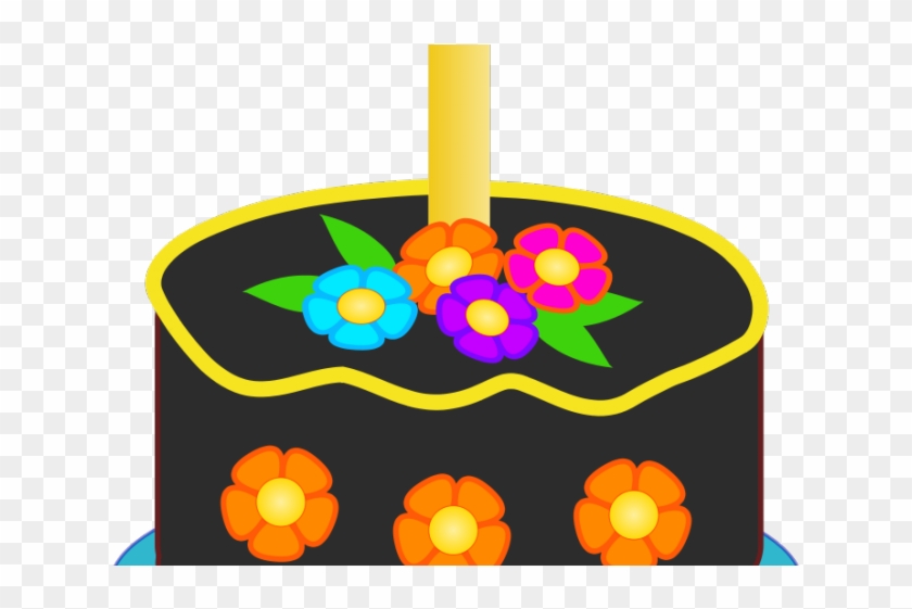 Party Food Clipart - Make A Wish Happy Birthday Cake 5'x7'area Rug #1354925