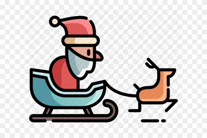 Sleigh Clipart Snow Sled - Sleigh Clipart Snow Sled #1355030