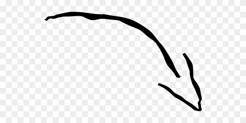 Drawing Computer Icons Encapsulated Postscript Arrow - Arrow Hand Drawn Png #1355237