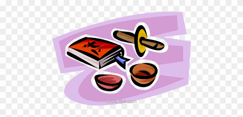 Bible Royalty Free Vector Clip Art Illustration - Chocolate #1355545