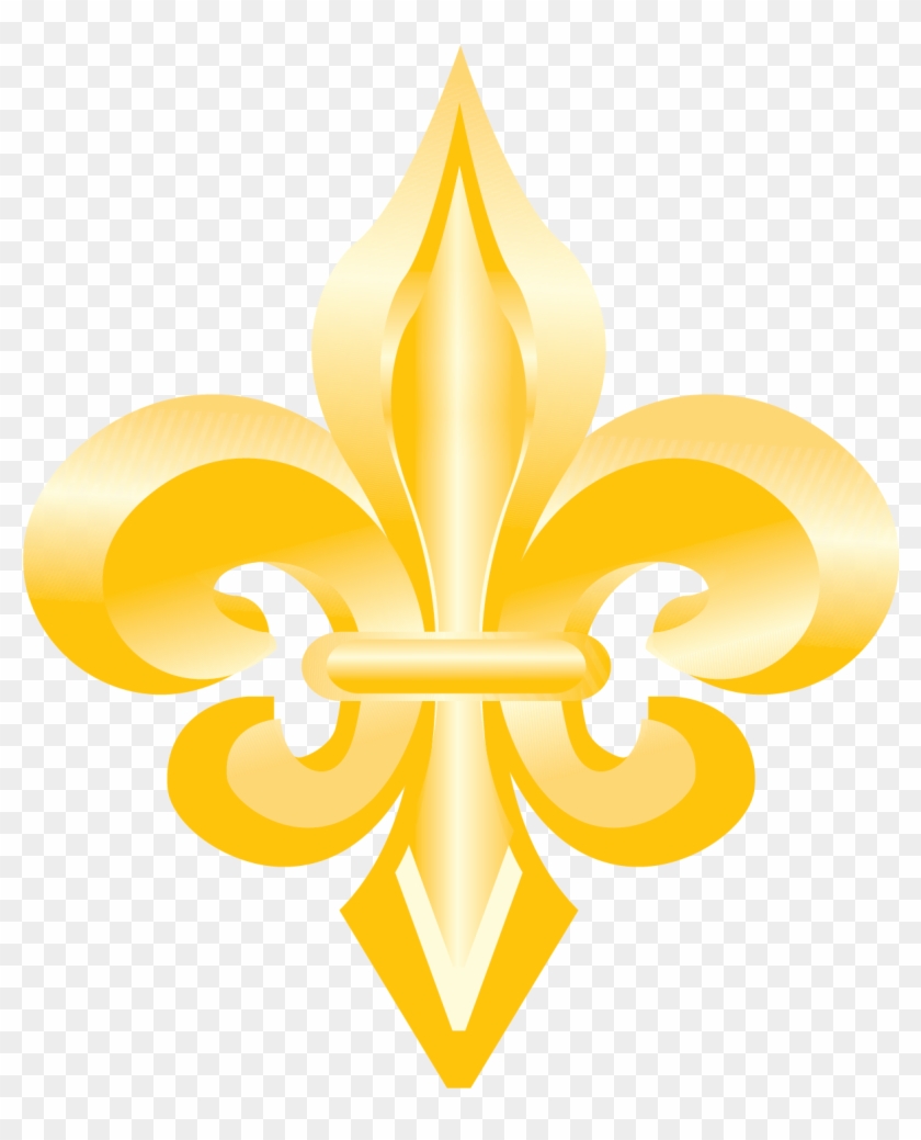 Glossy Fleur De Lis Clip Art - Fleur-de-lis #1355577