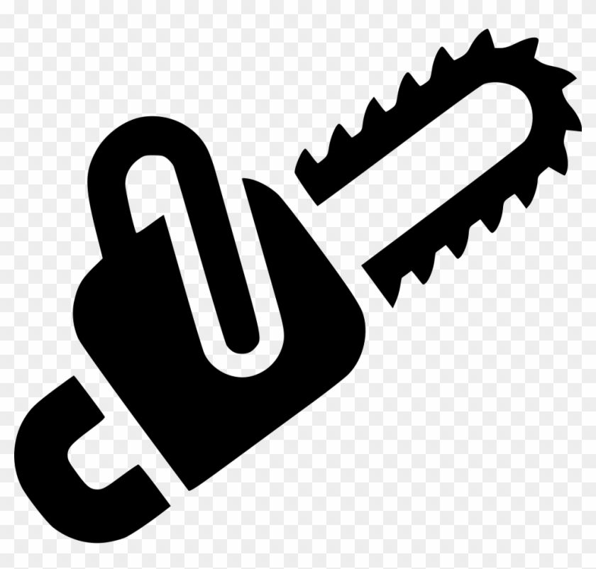 Chainsaw Clipart Svg - Tree Felling Icon #1355581