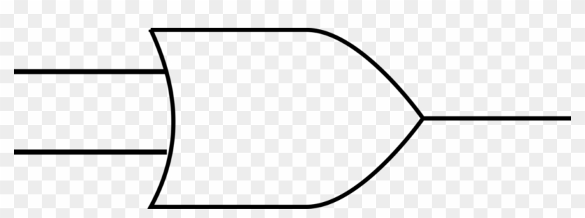 Logic Gate And Gate Nor Gate Electronic Symbol Electronics - Logic Gate Or Symbol #1355700