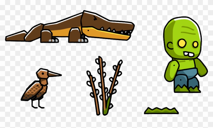 Scribblenauts Wiki Fandom Powered By Wikia - Scribblenauts Unlimited Swamp #1356235