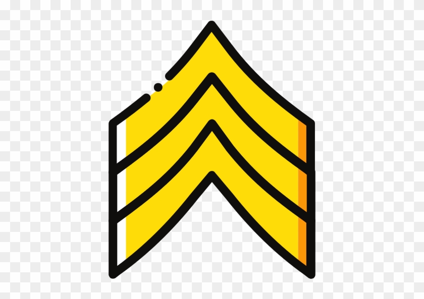 Chevron Army Png File - 1st Sergeant Rank Insignia #1356402
