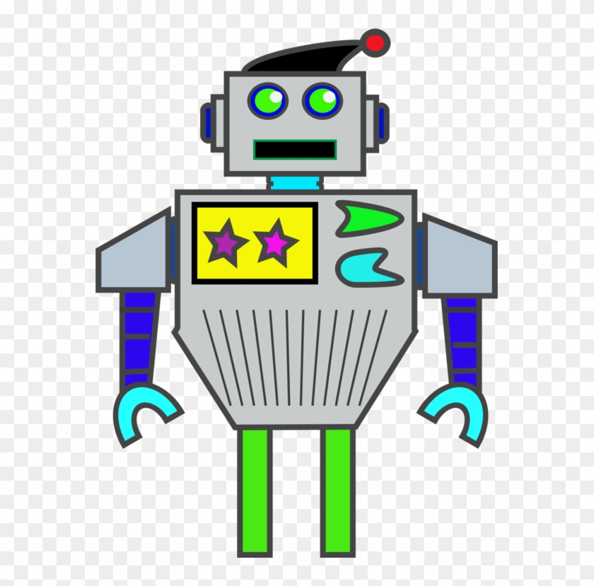 Industrial Robot Drawing Cartoon Computer Icons - Robot #1357238